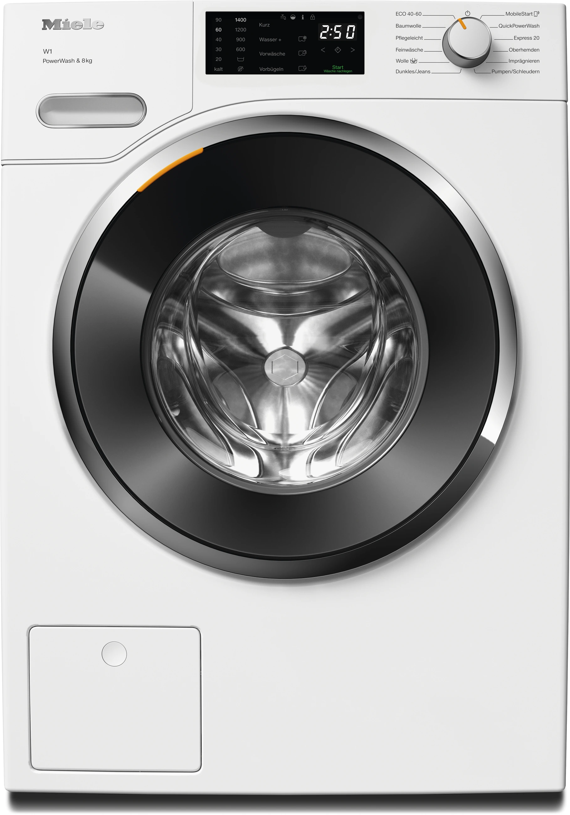 Miele W1 WWE460WPS PowerWash & 8kg EcoPerformance Frontlader