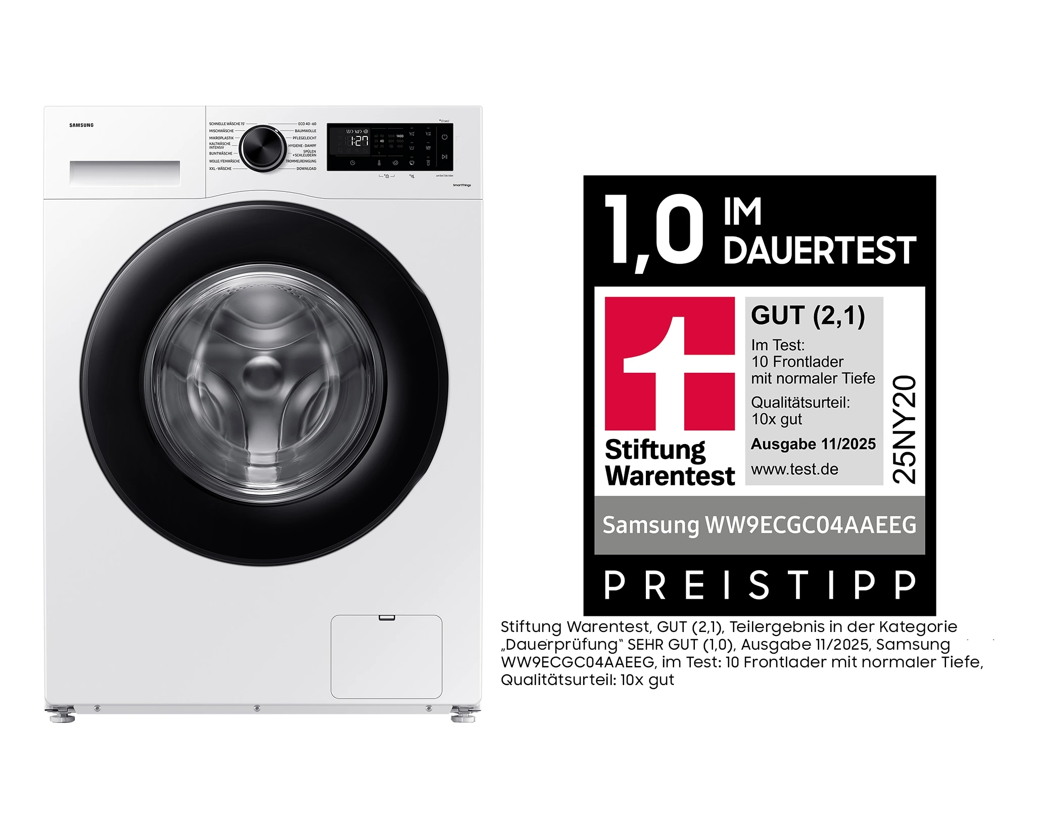 Samsung WW9ECGC04AAEEG Frontlader