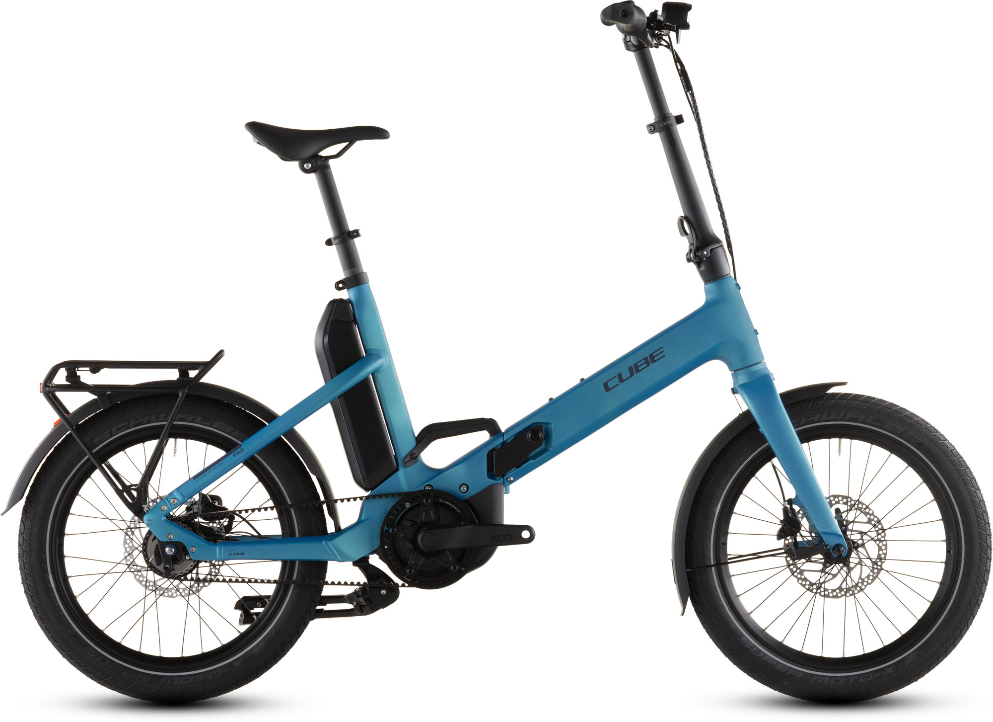 Cube Fold Hybrid Comfort 545 azzurro (faltbares E-Bike, 20")