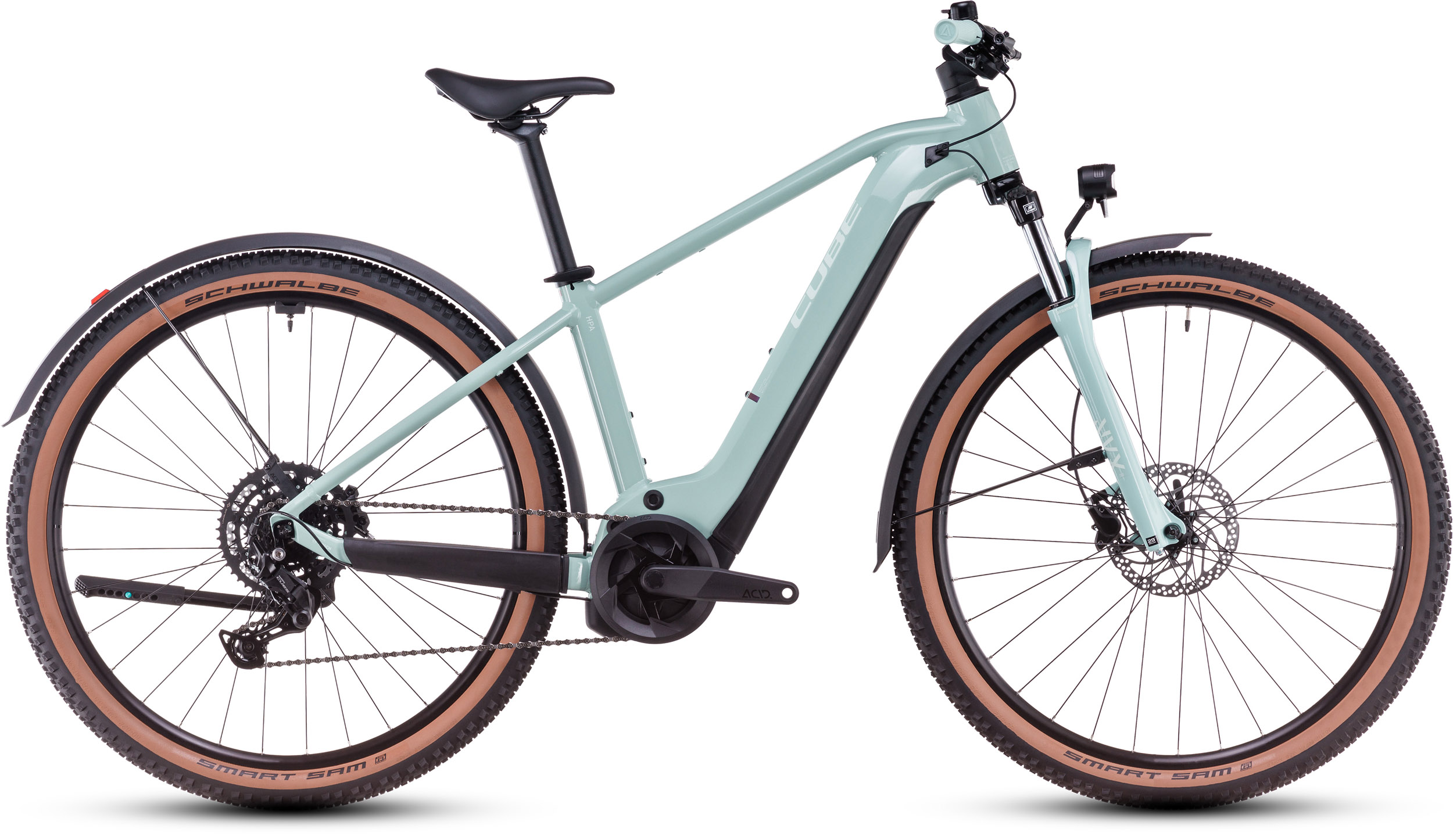 Cube Reaction Hybrid Performance 500 Allroad, E-MTB, azzurro cielo