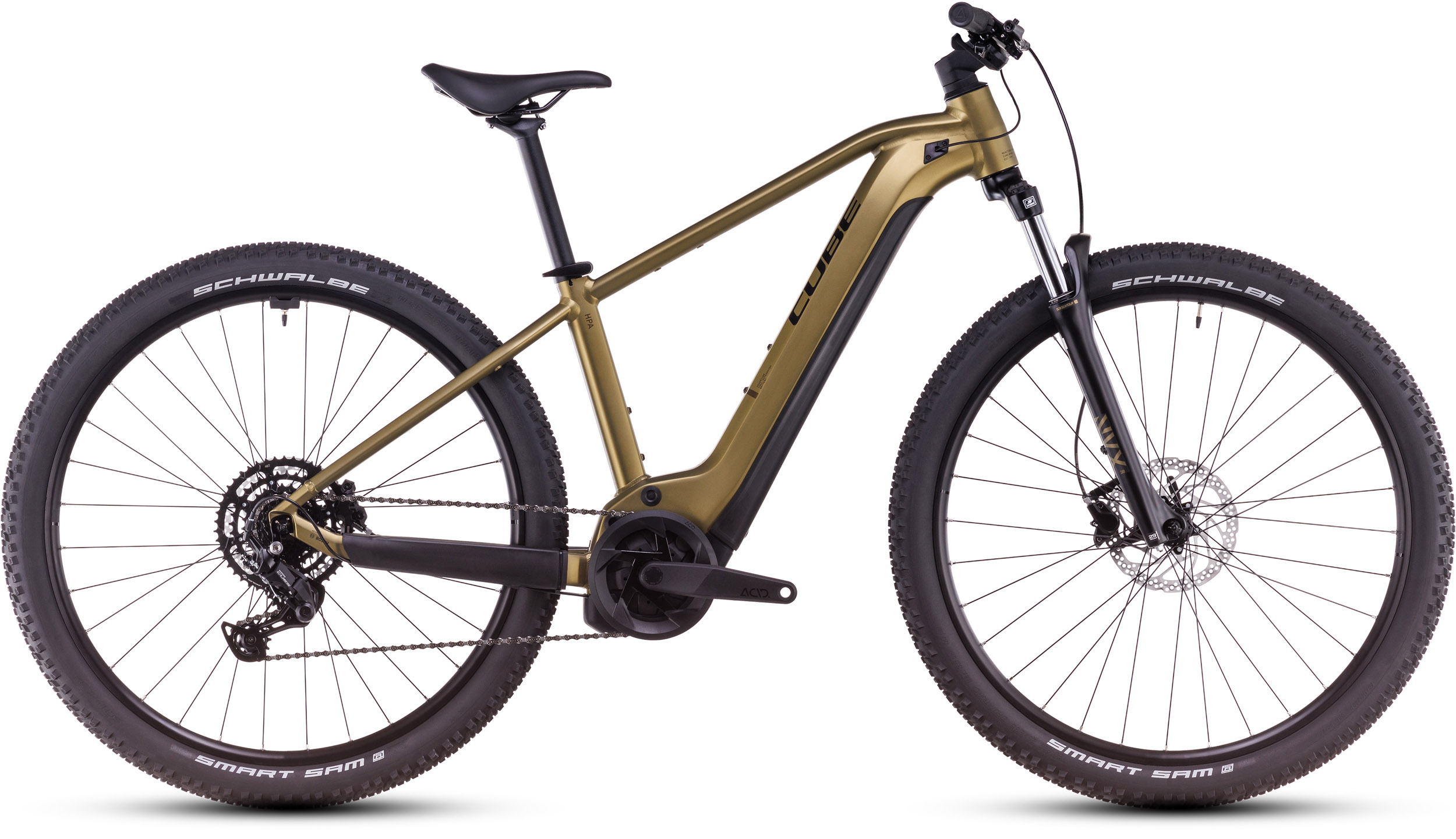 CUBE Reaction Hybrid Performance 625 goldenlime E-MTB